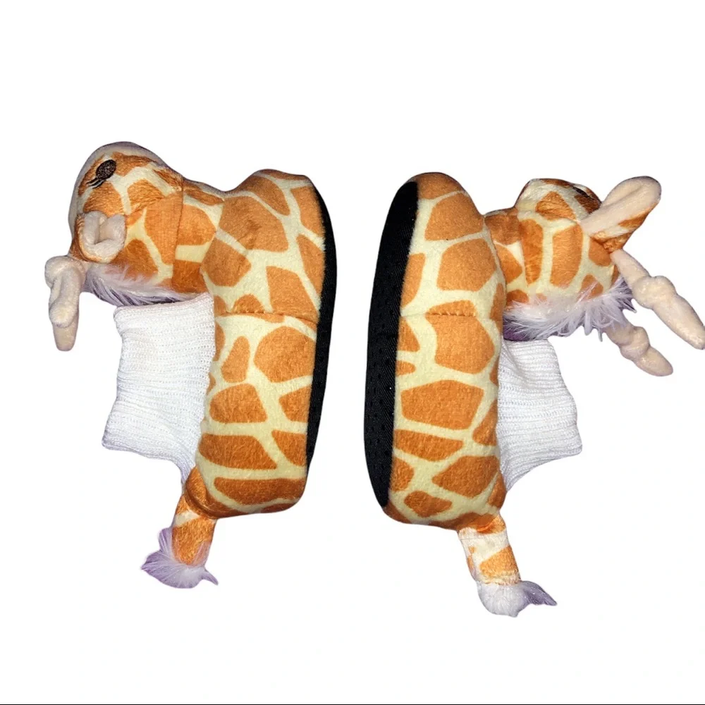 Yankee Toybox Infant Size 3-4 Giraffe Slippers
